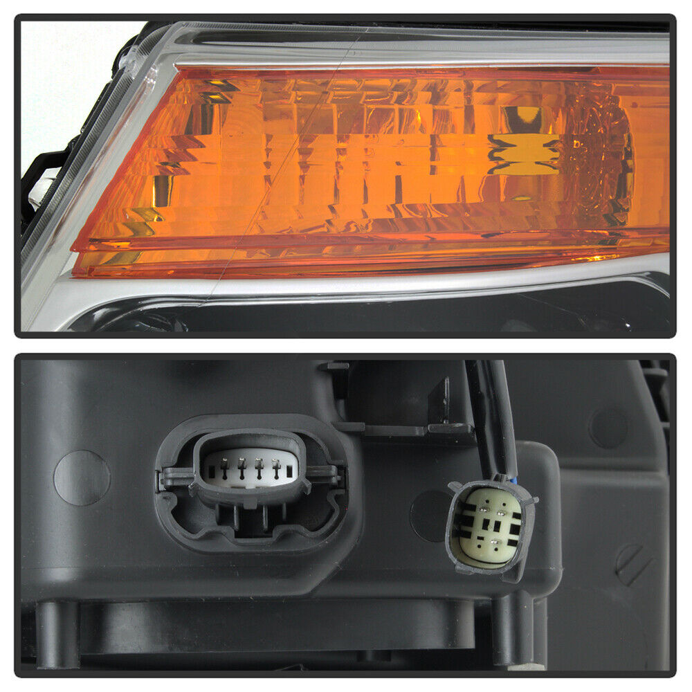2011-2015 Ford Explorer Par Focos Fondo Negro (Chofer & Pasajero) - PAL Auto Parts