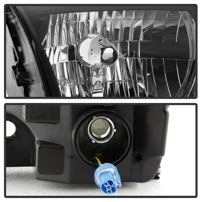 2005-2007 Ford Focus Par Focos Fondo Negro (Chofer & Pasajero) - PAL Auto Parts