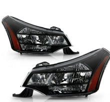 Cargar imagen en el visor de la galería, 2008-2011 Ford Focus S|SE|SES|SEL Par Focos Fondo Negro (Chofer &amp; Pasajero) - PAL Auto Parts
