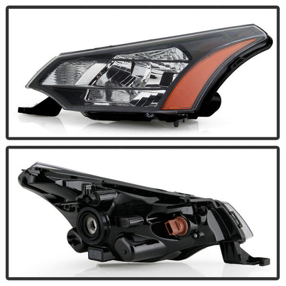 2008-2011 Ford Focus S|SE|SES|SEL Par Focos Fondo Negro (Chofer & Pasajero) - PAL Auto Parts