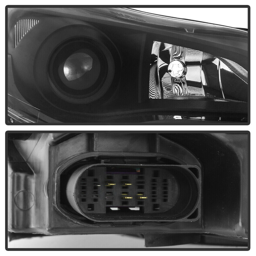 2012-2014 Ford Focus Par Focos Fondo Negro (Chofer & Pasajero) - PAL Auto Parts