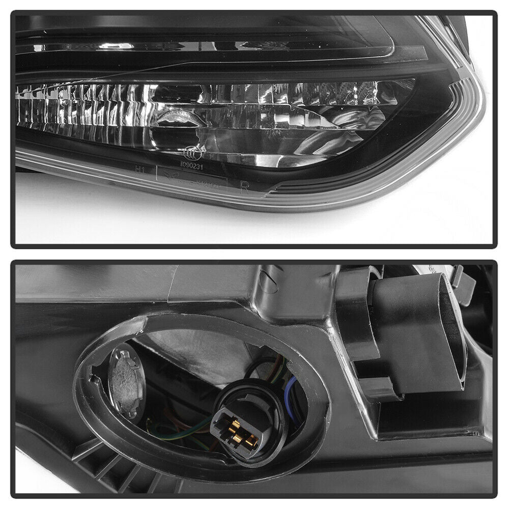 2012-2014 Ford Focus Par Focos Fondo Negro (Chofer & Pasajero) - PAL Auto Parts