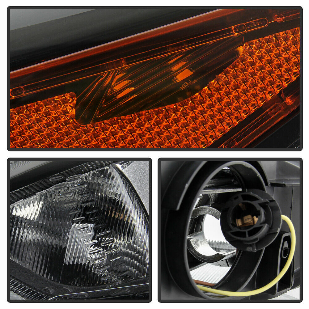 2015-2018 Ford Focus Par Focos Fondo Negro (Chofer & Pasajero) - PAL Auto Parts