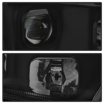 2011-2014 Dodge Charger Par Focos Fondo Negro LED TUBE ( Chofer & Pasajero) - PAL Auto Parts