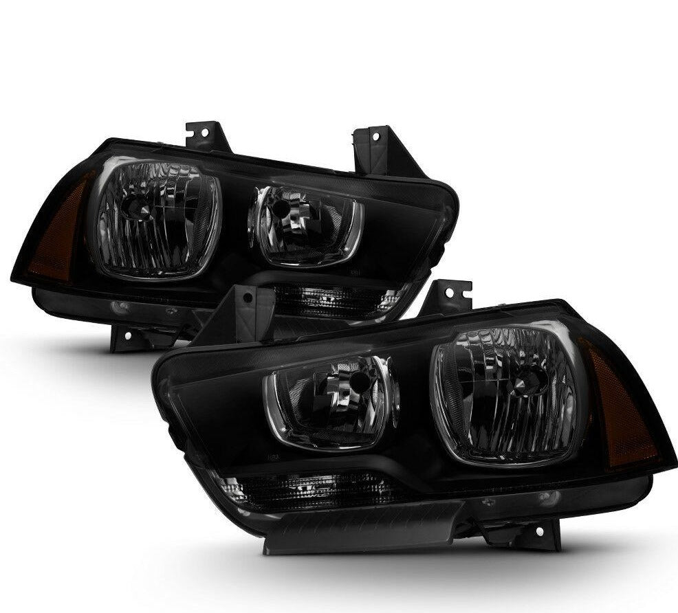 2011-2014 Dodge Charger Par Focos Fondo Humo ( Chofer & Pasajero) - PAL Auto Parts