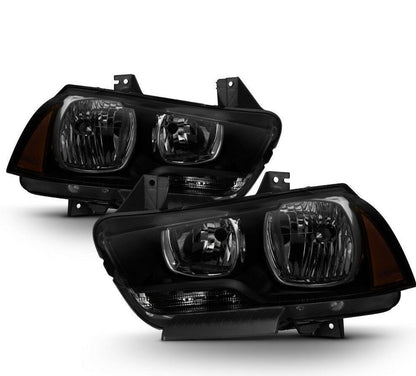 2011-2014 Dodge Charger Par Focos Fondo Humo ( Chofer & Pasajero) - PAL Auto Parts