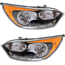 Cargar imagen en el visor de la galería, 2012-2017 KIA RIO PAR FOCOS FONDO NEGRO ( CHOFER &amp; PASAJERO) - PAL Auto Parts
