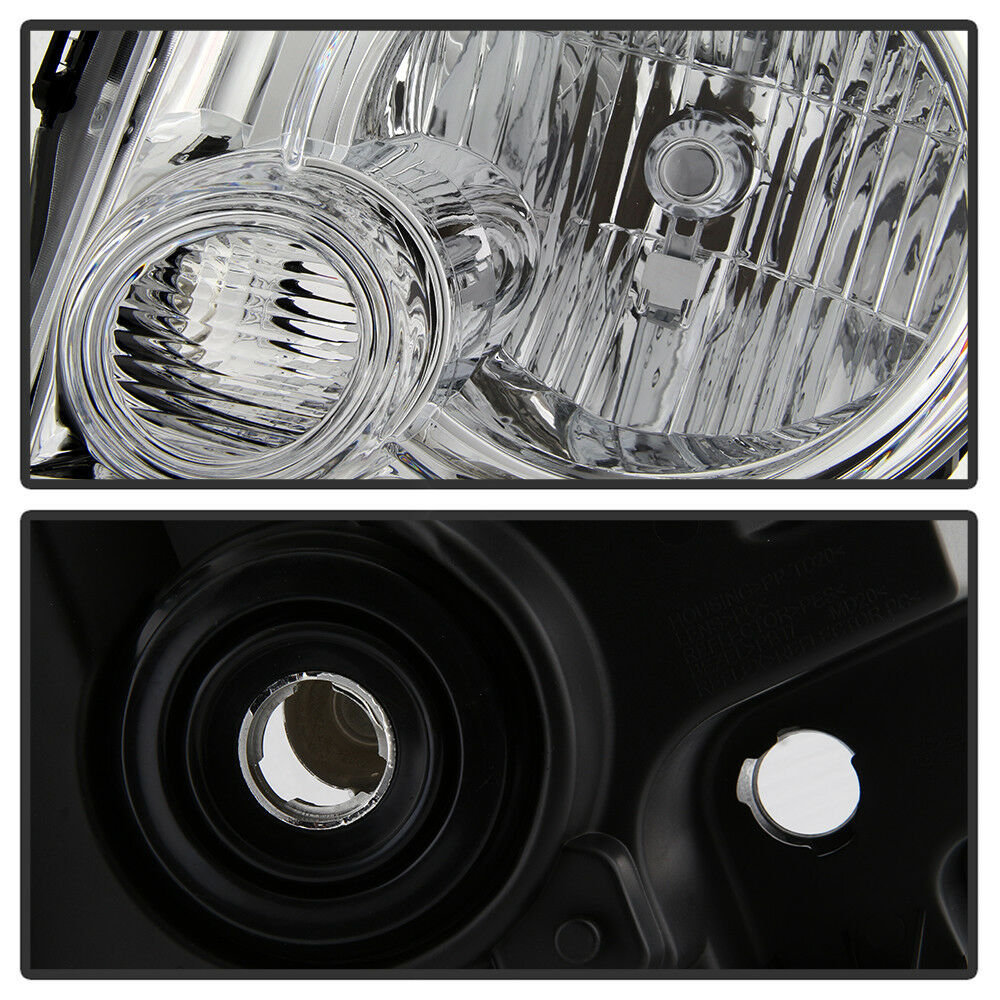 2008-2012 Ford Escape Par Focos Fondo Cromado ( Chofer & Pasajero ) - PAL Auto Parts