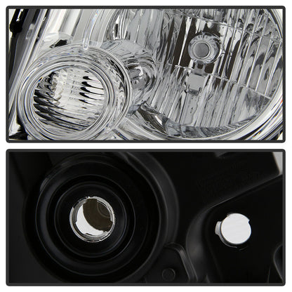 2008-2012 Ford Escape Par Focos Fondo Cromado ( Chofer & Pasajero ) - PAL Auto Parts