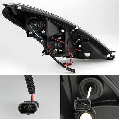 2000-2005 Toyota Celica LED HALO Porjector Par Focos Fondo Negro ( Chofer & Pasajero) - PAL Auto Parts
