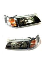 Cargar imagen en el visor de la galería, 1993-1997 Toyota Corolla JDM Par Focos Fondo Negro (Chofer &amp; Pasajero) - PAL Auto Parts
