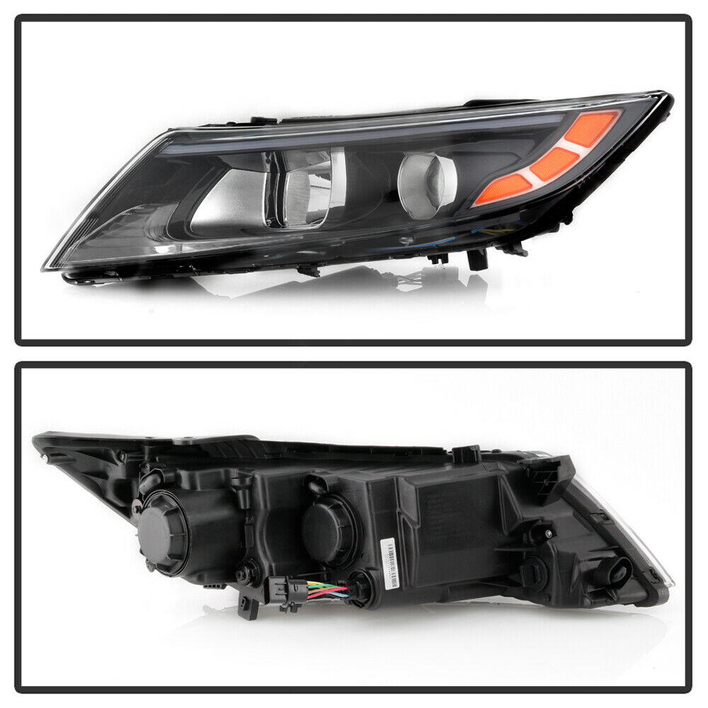 2011-2015 Kia Optima Par Focos Fondo Negro (Chofer & Pasajero) - PAL Auto Parts