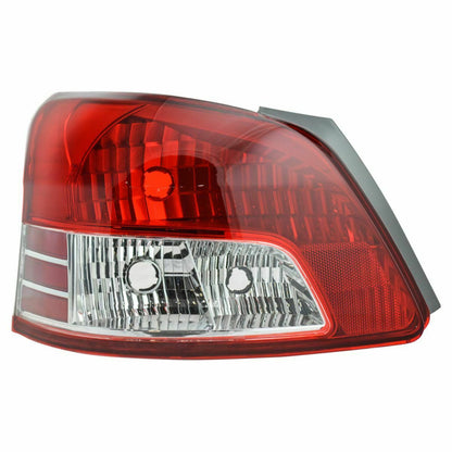 2007-2012 Toyota Yaris Sedan Par Focos Traseros Fondo Cromado ( Chofer & Pasajero) - PAL Auto Parts