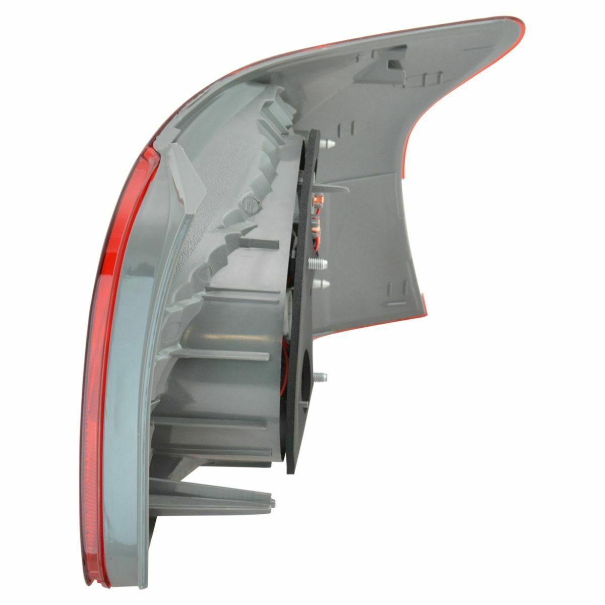 2007-2012 Toyota Yaris Sedan Par Focos Traseros Fondo Cromado ( Chofer & Pasajero) - PAL Auto Parts