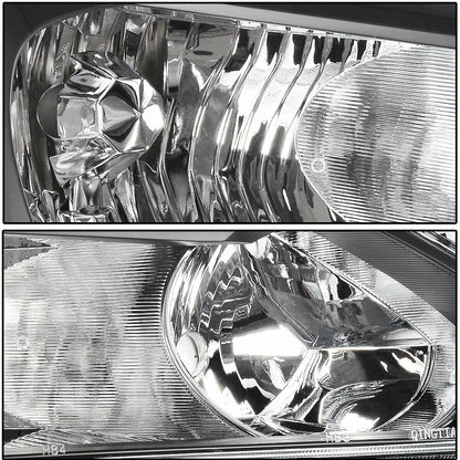 2003-2007 Honda Accord Par Focos Fondo Negro (Chofer & Pasajero) - PAL Auto Parts