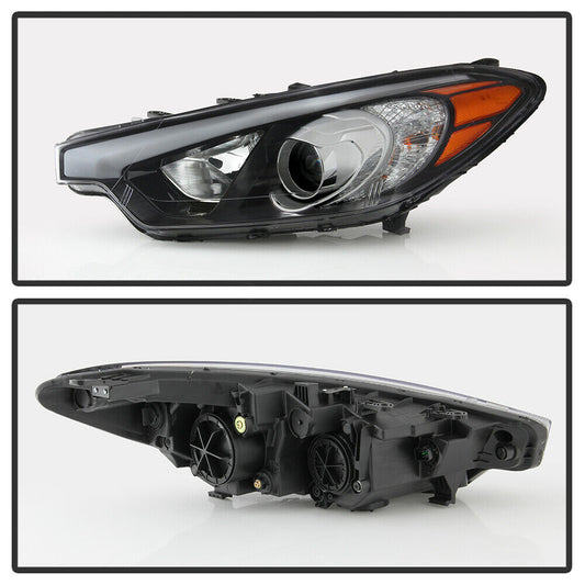 2014-2016 KIA FORTE Par Focos Fondo Negro (Chofer & Pasajero) - PAL Auto Parts
