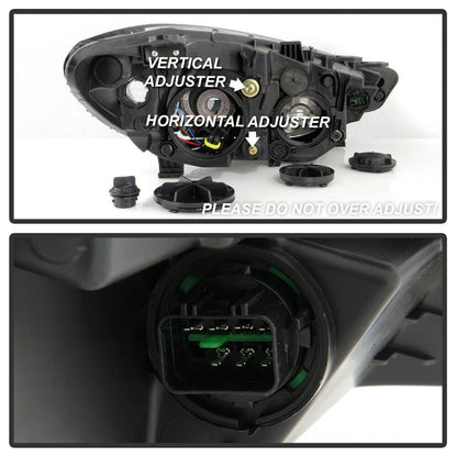 2014-2016 KIA FORTE Par Focos Fondo Negro (Chofer & Pasajero) - PAL Auto Parts