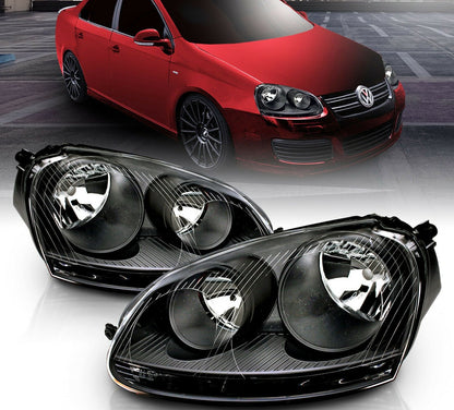 2006-2009 Volskagen Jetta Gti Par Focos Fondo Black (Chofer & Pasajero) - PAL Auto Parts