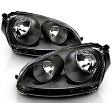 Cargar imagen en el visor de la galería, 2006-2009 Volskagen Jetta Gti Par Focos Fondo Black (Chofer &amp; Pasajero) - PAL Auto Parts
