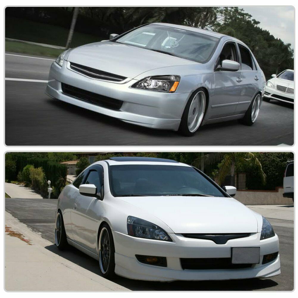 2003-2007 Honda Accord Par Focos Fondo Negro (Chofer & Pasajero) - PAL Auto Parts