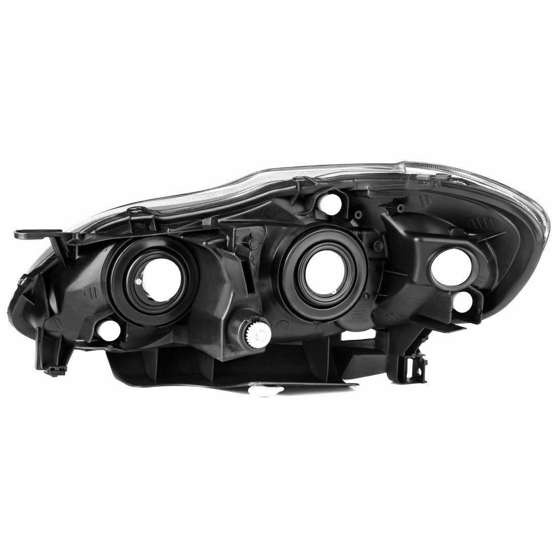 2003-2008 Toyota Corolla Par Focos Fondo Negro (Chofer & Pasajero) - PAL Auto Parts