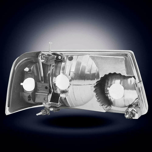 2001-2011 Ford Ranger Par Focos Fondo Negro (Chofer & Pasajero) - PAL Auto Parts