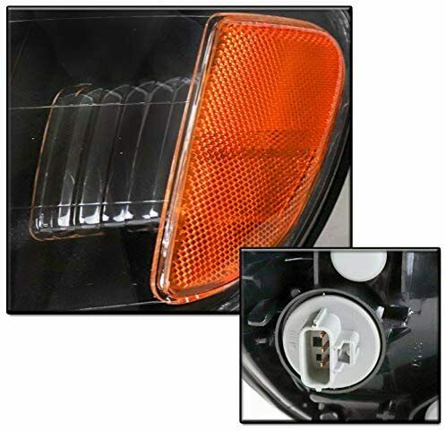 2000-2004 Toyota Tundra Par Focos Fondo Negro (Chofer & Pasajero) - PAL Auto Parts