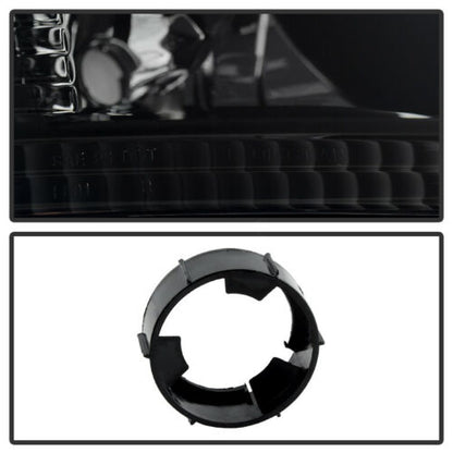 1997-2003 Ford F-150 Expedition Par Focos Fondo Black Smoke (Chofer & Pasajero) - PAL Auto Parts