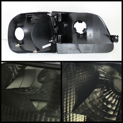 1997-2003 Ford F-150 Expedition Par Focos Fondo Smoke + Corner Lamp (Chofer & Pasajero) - PAL Auto Parts