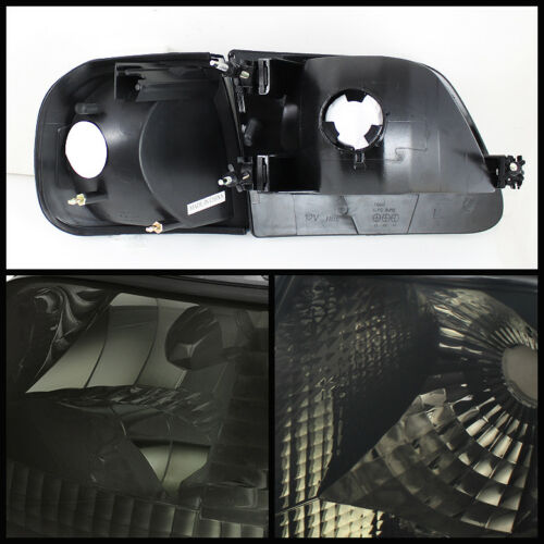 1997-2003 Ford F-150 Expedition Par Focos Fondo Smoke + Corner Lamp (Chofer & Pasajero) - PAL Auto Parts