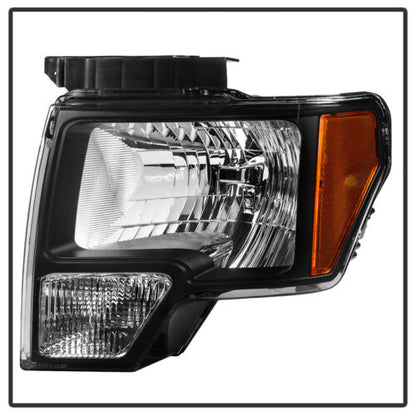 2009-2014 Ford F-150 Raptor SVT Par Focos Fondo Negro (Chofer & Pasajero) - PAL Auto Parts
