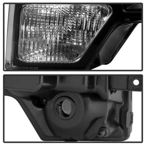 2009-2014 Ford F-150 Raptor SVT Par Focos Fondo Negro (Chofer & Pasajero) - PAL Auto Parts