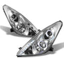 2000-2005 Toyota Celica LED HALO Porjector Par Focos Fondo Cromado ( Chofer & Pasajero) - PAL Auto Parts