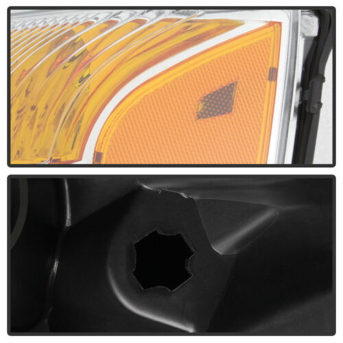 2004-2015 NISSAN TITAN/ 2004-2007 NISSAN ARMADA PAR FOCOS FONDO CROMADO (CHOFER & PASAJERO) - PAL Auto Parts
