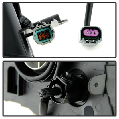 2007-2009 NISSAN SENTRA PAR FOCOS FONDO NEGRO ( CHOFER & PASAJERO) - PAL Auto Parts