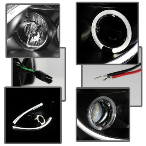 2010-2012 NISSAN ALTIMA SEDAN PAR FOCOS FONDO NEGRO LED TUBE PROJECTOR ( CHOFER & PASAJERO) - PAL Auto Parts