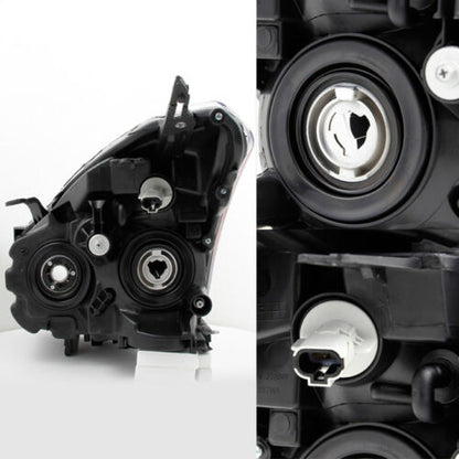 2008-2013 Nissan Rogue Par Focos Fondo Cromado (Chofer & Pasajero) - PAL Auto Parts