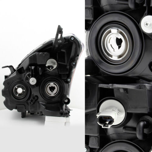 2008-2013 Nissan Rogue Par Focos Fondo Cromado (Chofer & Pasajero) - PAL Auto Parts