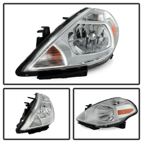 2007-2012 NISSAN VERSA PAR FOCOS FONDO CROMADO (CHOFER & PASAJERO) - PAL Auto Parts