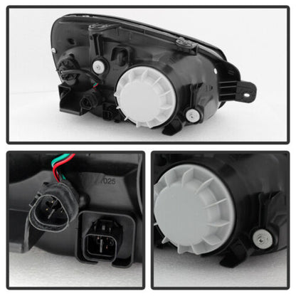2003-2006 Hyundai Santa Fe Par Focos Fondo Cromado (Chofer & Pasajero) - PAL Auto Parts