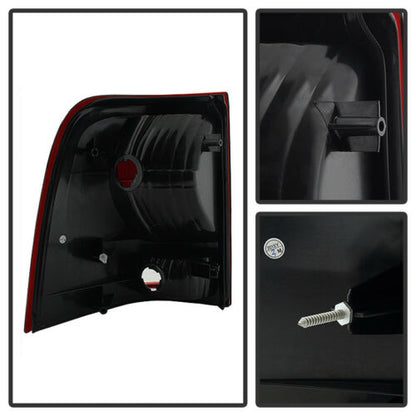 2002-2005 Ford Explorer Par Focos Traseros Fondo Humo (Chofer & Pasajero) - PAL Auto Parts