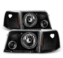Cargar imagen en el visor de la galería, 1993-1997 Ford Ranger Par Focos Delanteros Fondo Negro (Chofer &amp; Pasajero) - PAL Auto Parts
