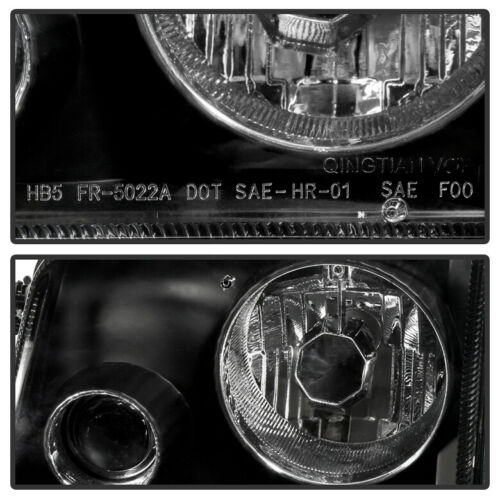 1993-1997 Ford Ranger Par Focos Delanteros Fondo Negro (Chofer & Pasajero) - PAL Auto Parts