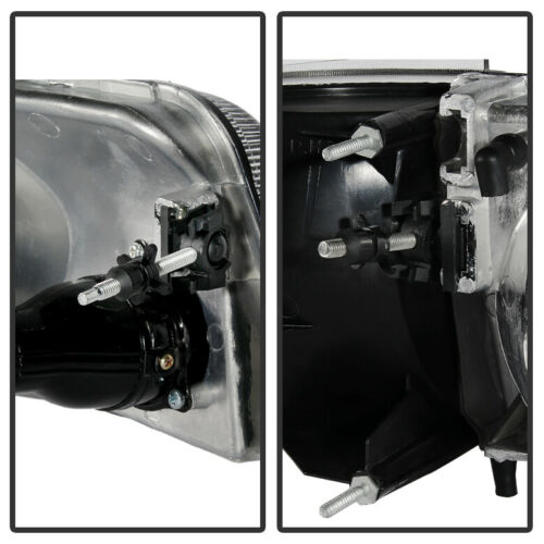 1993-1997 Ford Ranger Par Focos Delanteros Fondo Negro (Chofer & Pasajero) - PAL Auto Parts