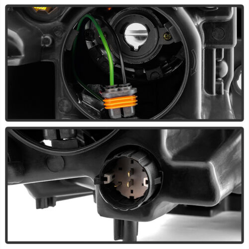 2013-2016 Dodge Dart Par Focos Fondo Negro ( Chofer & Pasajero) - PAL Auto Parts