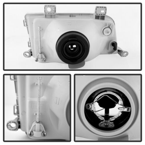 1998-2002 Kia Sportage Par Focos Fondo Cromado (Chofer & Pasajero) - PAL Auto Parts