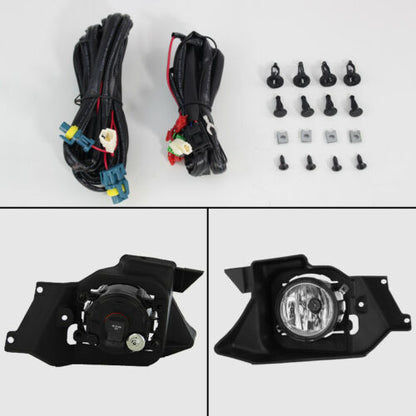 2012-2014 Honda CRV/CR-V Par Bumper Fog Lights Fondo Cromado (Chofer & Pasajero) - PAL Auto Parts