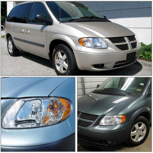 2001-2007 Dodge Caravan/Chrysler Town & Country Par Focos Fondo Cromado (Chofer & Pasajero) - PAL Auto Parts