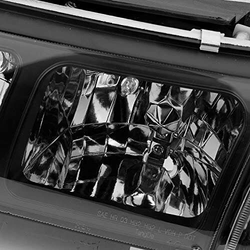 1993-1997 Toyota Corolla DX Par Focos Fondo Negro (Chofer & Pasajero) - PAL Auto Parts