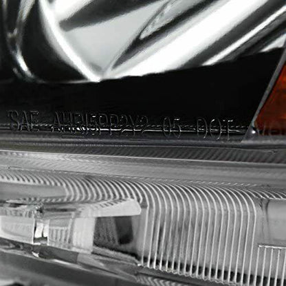 2007-2012 Toyota Yaris Sedan Par Focos Fondo Cromado (Chofer & Pasajero) - PAL Auto Parts